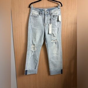 VIGOSS Stevie High Rise Crop Straight Jeans, Size 28 (v)